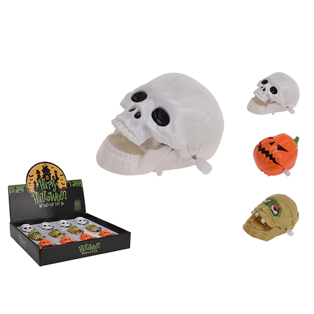 Jucarie saritoare Halloween Craniu 7Х5cm, plastic