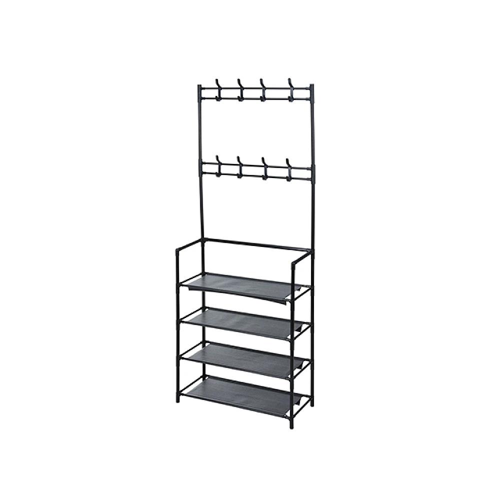 Cuier cu suport cu 4 rafturi 155X60X26cm Storage, matal