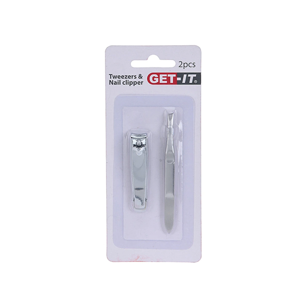 Pincetă și foarfece pentru unghii cu pilă Get-it