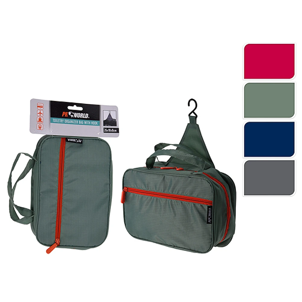 Trusa cosmetica pentru bagaj de mana ProNorld 26X18X8cm, maner