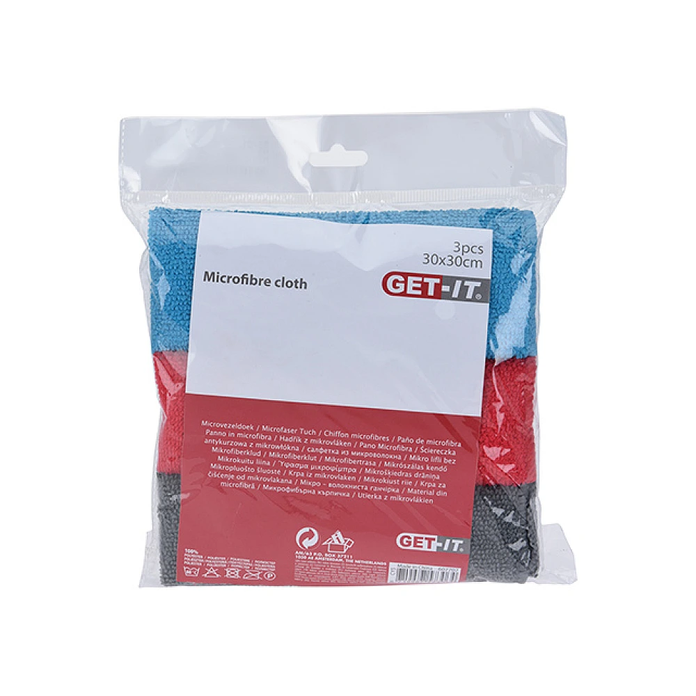Set carpe din microfibra Get-it 3buc, 30X30cm