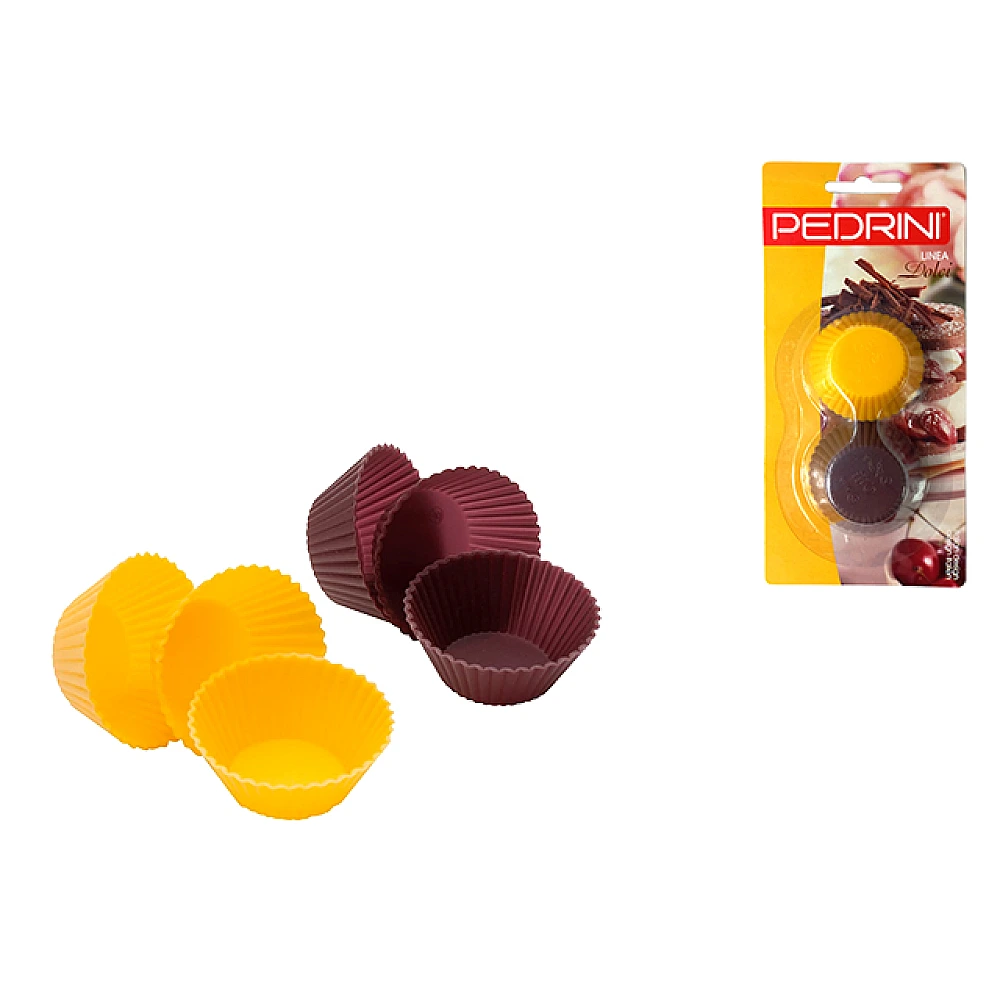 Set de forme pentru checuri din silicon Pedrini Dolci 6buc, 5cm
