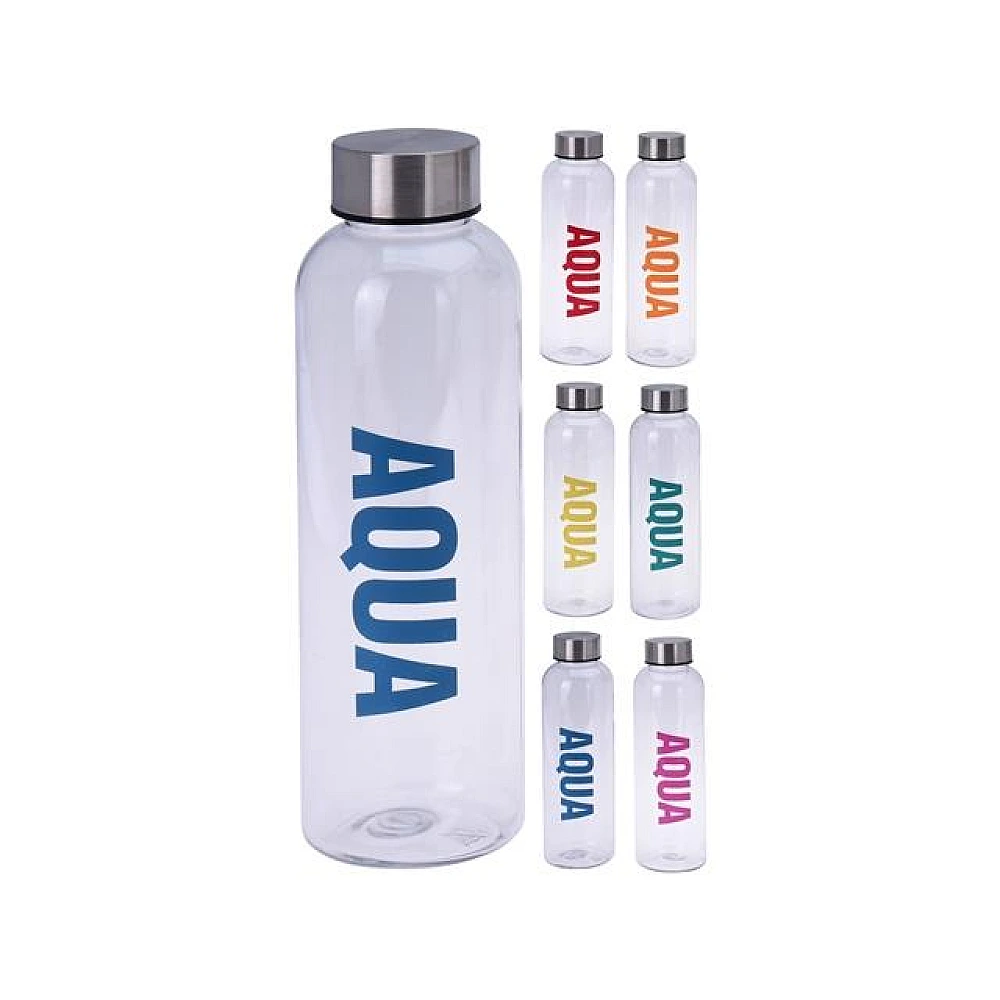 Sticla pentru apa EH 0.5l Aqua, transparenta, plastic