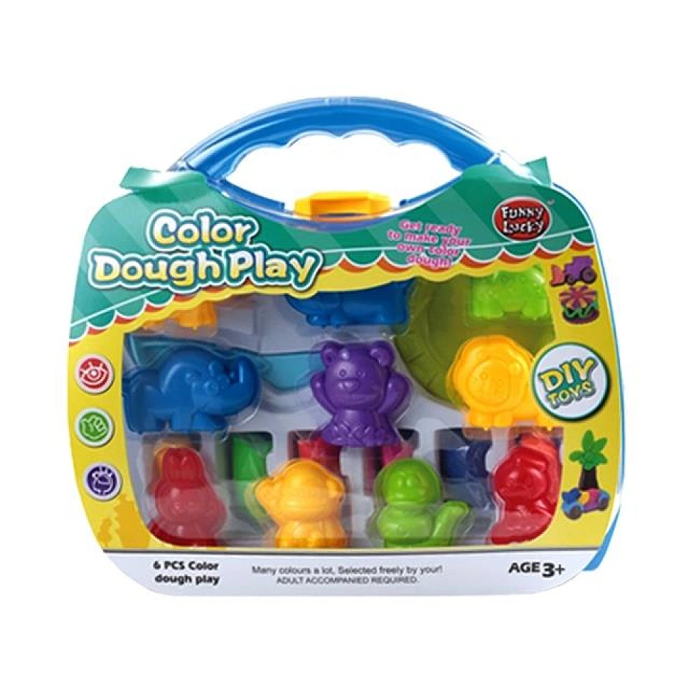 Set pentru modelare Funny Lucky Zoo (accesorii) valiza