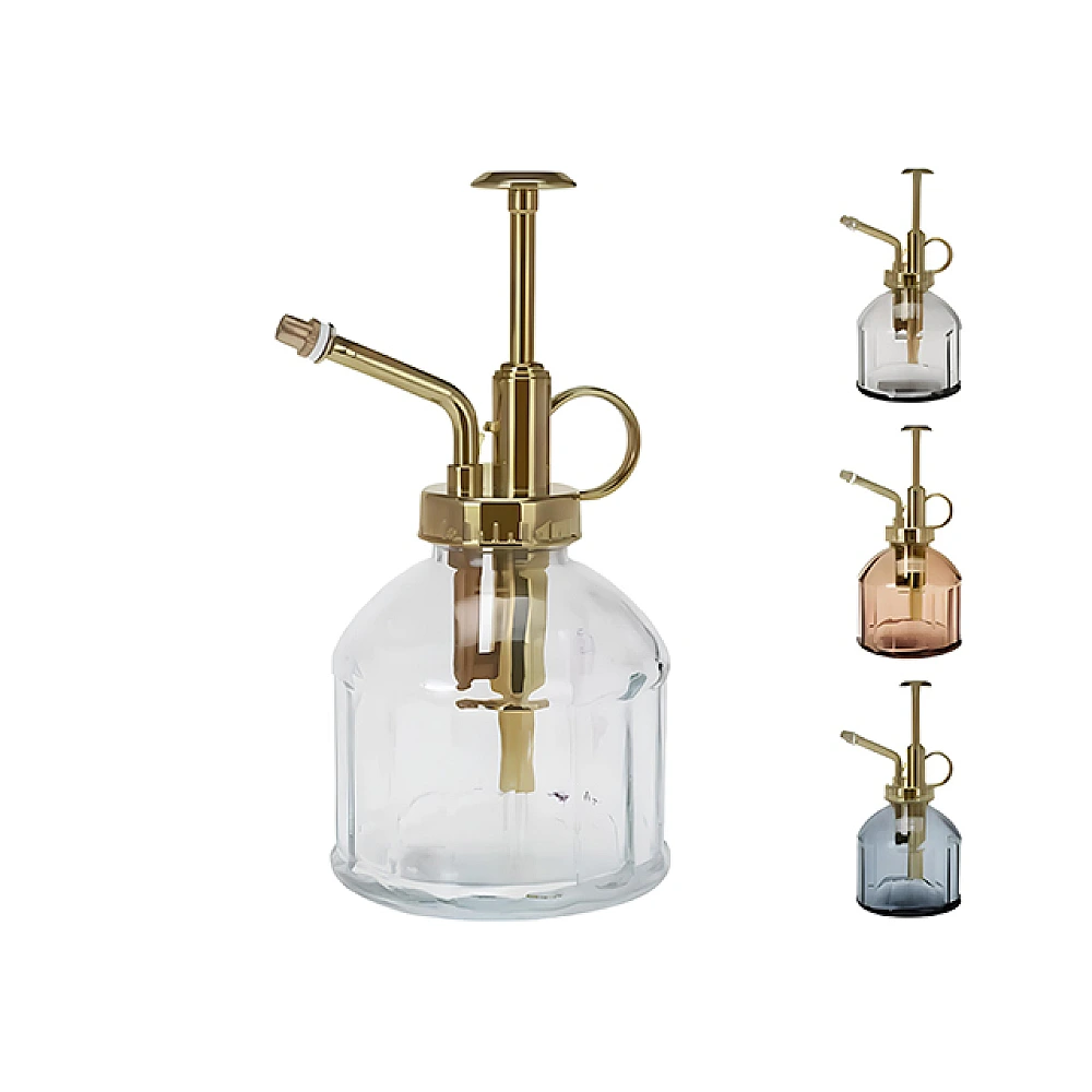 Pulverizator cu pompa din sticla D7.5cm, H16cm