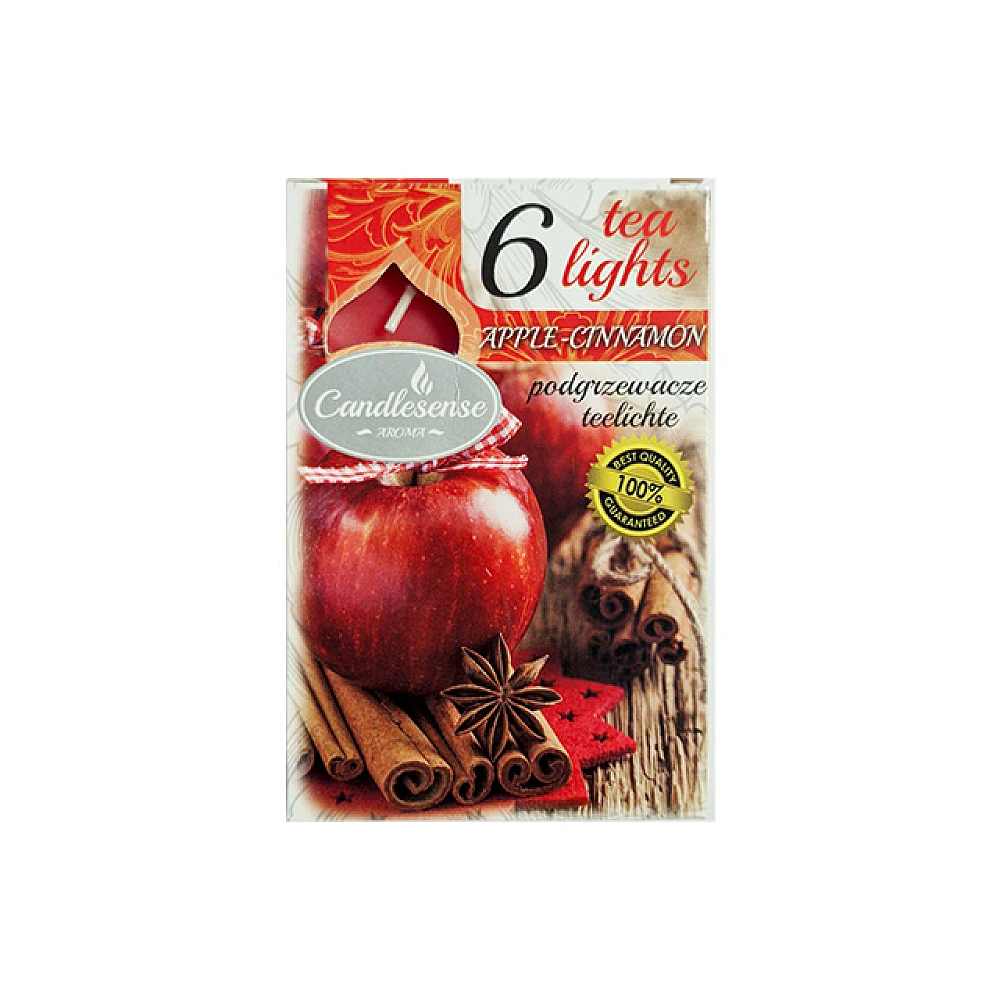 Lumanari pastile aroma Decor 6buc, 3.8 cm, 4.5ore, Mar-Scortisoara