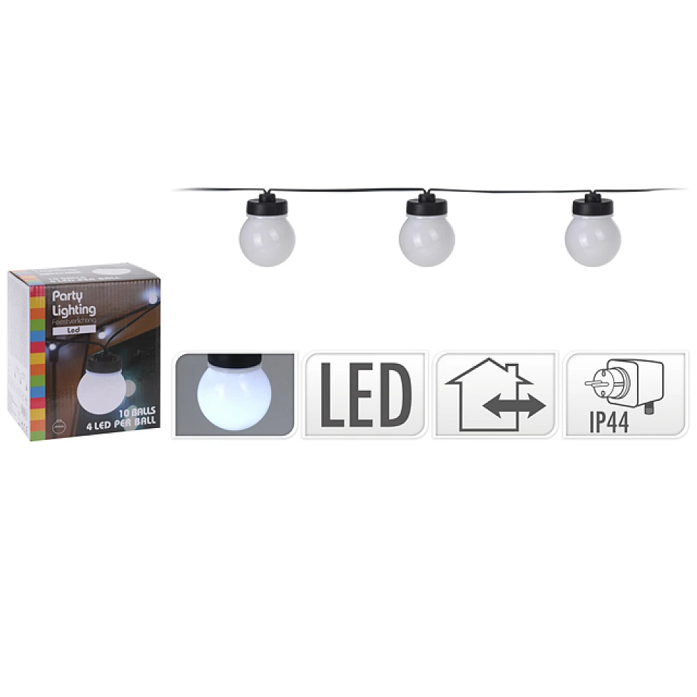Ghirlanda luminoasa 10LED, 5cm, alb