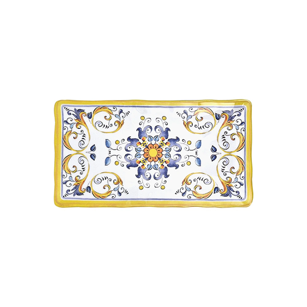 Platou de servire 25X12.5 cm Tognana Florence, melamina, galben