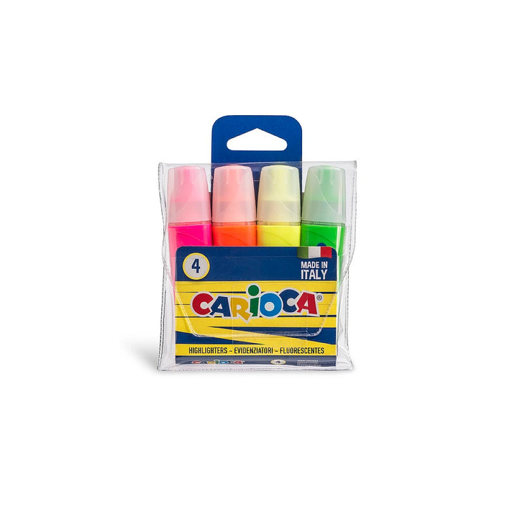 Set textmarker Carioca Memolight Highlighters 4buc, 5mm