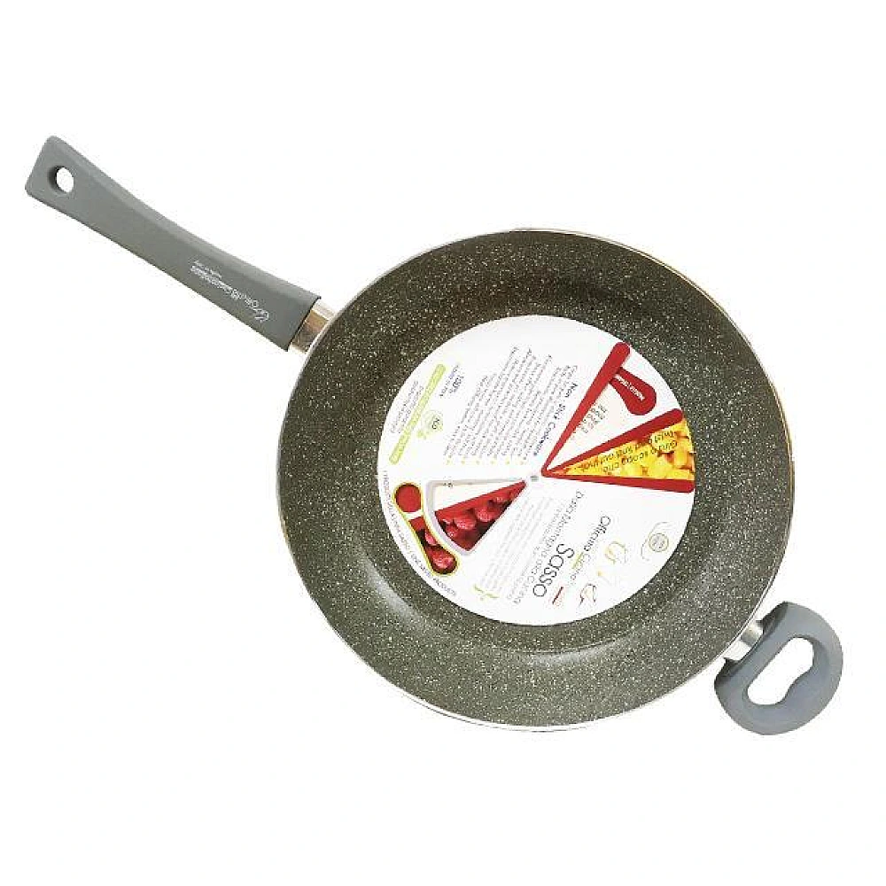 Tigaie Sasso 32cm, cu maner adaugator