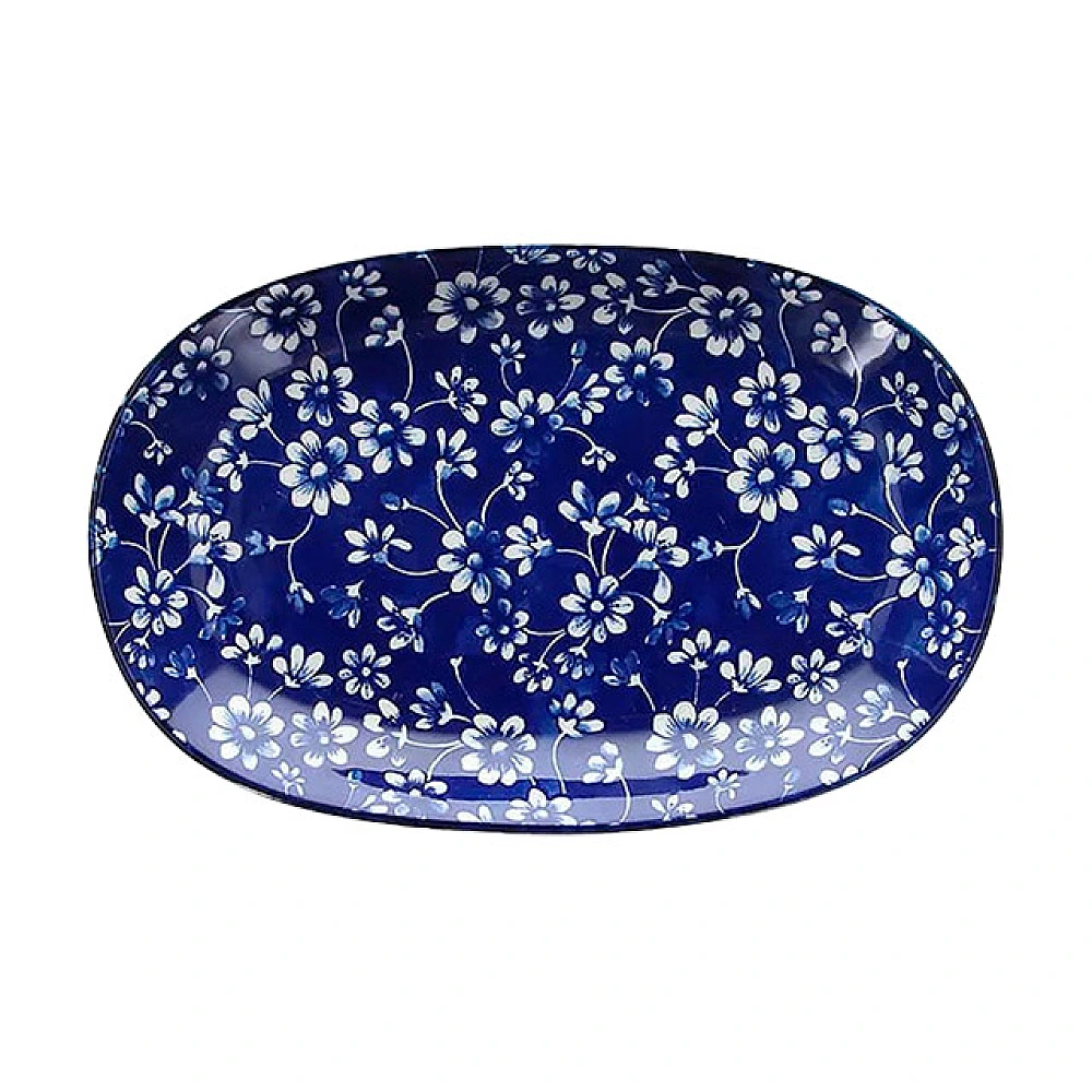Platou oval din ceramica 28 cm Tognana Portata Grace