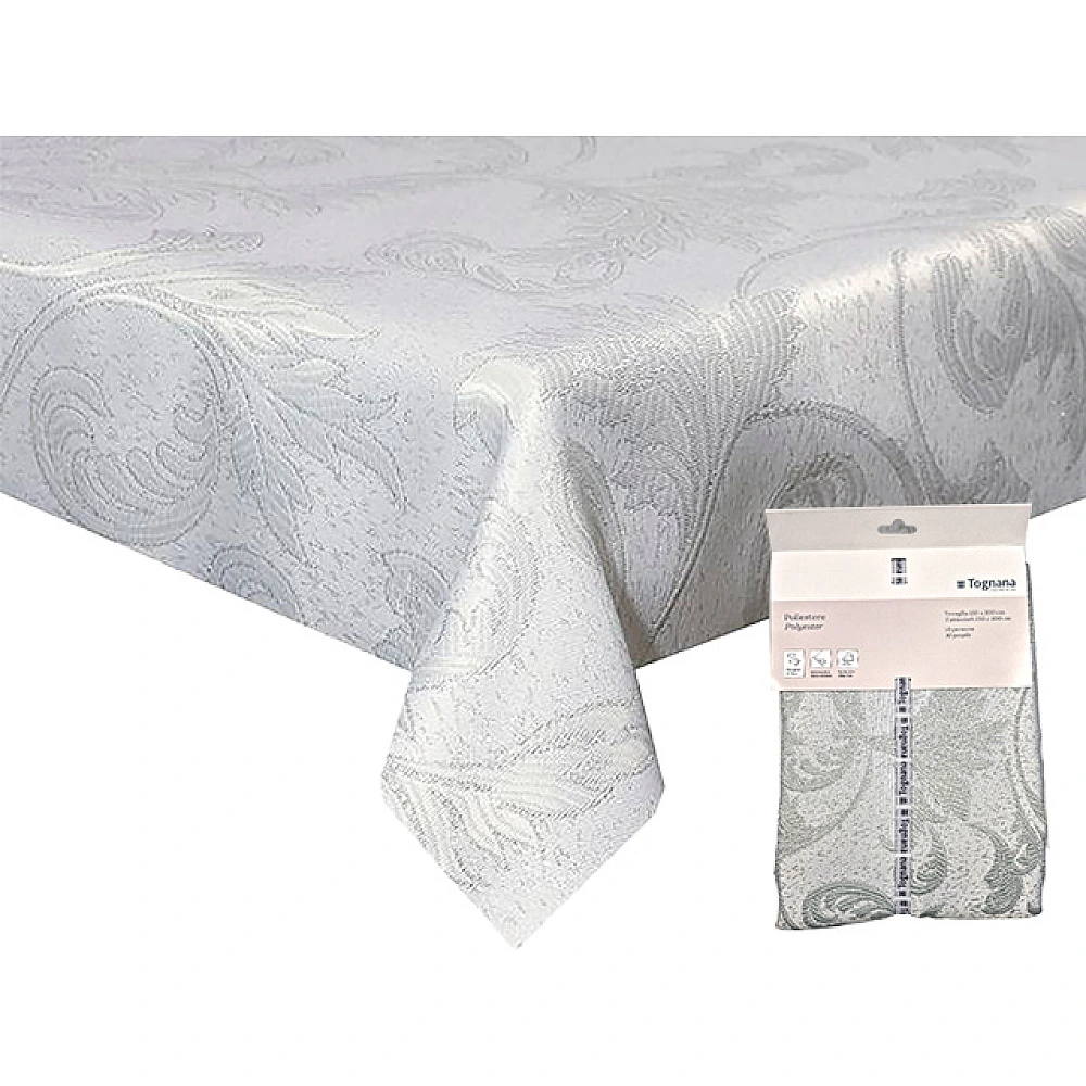 Fata de masa 150X300 cm Tognana Silver Prince, 100% poliester