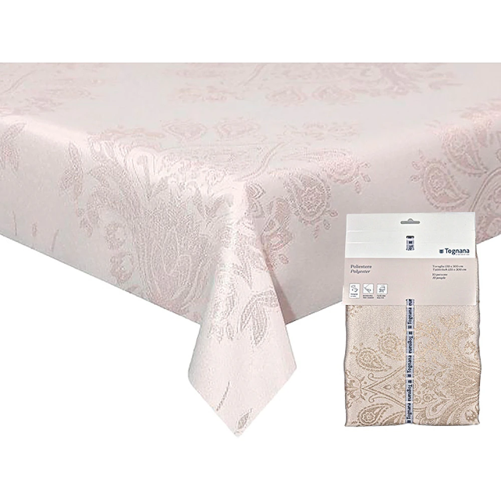 Fata de masa 150X300 cm Tognana Gold Gift, 100% poliester