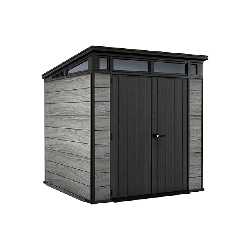 Casuta de gradina Signature 7X7 216X218X226 cm, gri