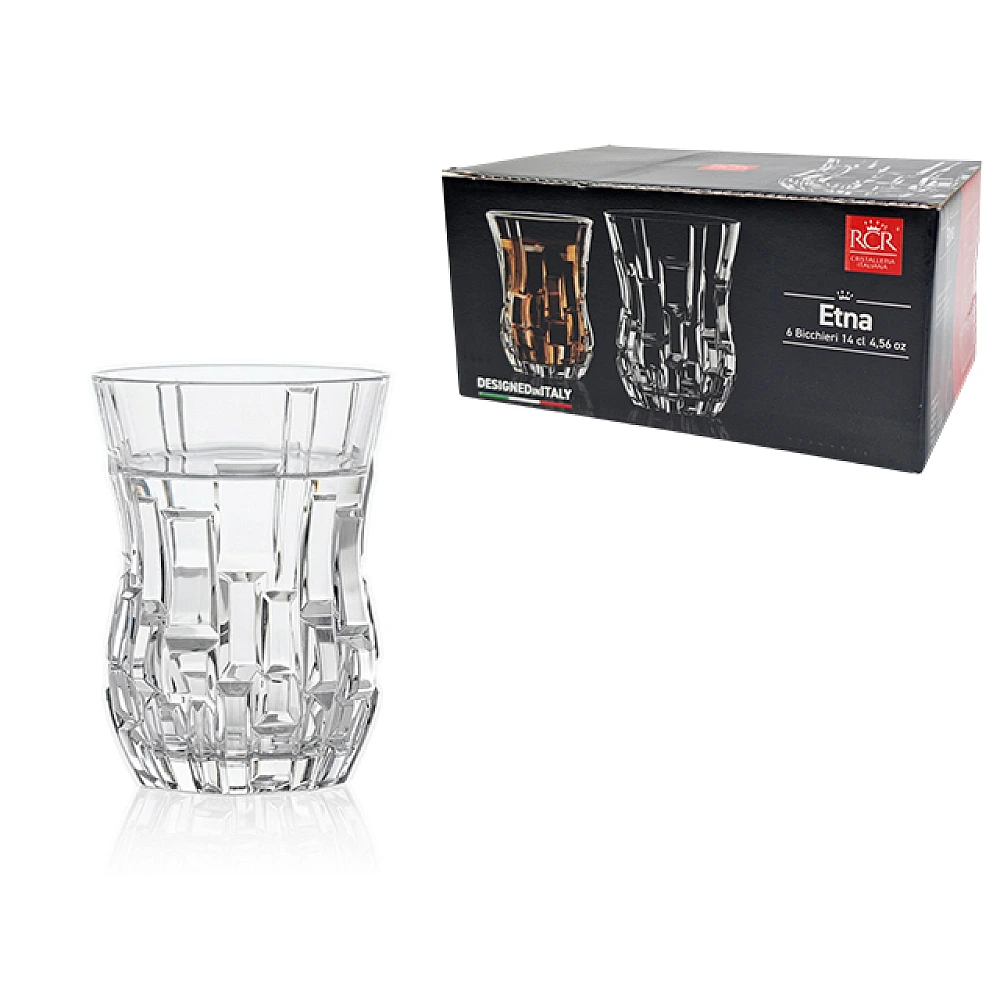 Set de 6 pahare turcesti pentru ceai 140 ml Etna Cay