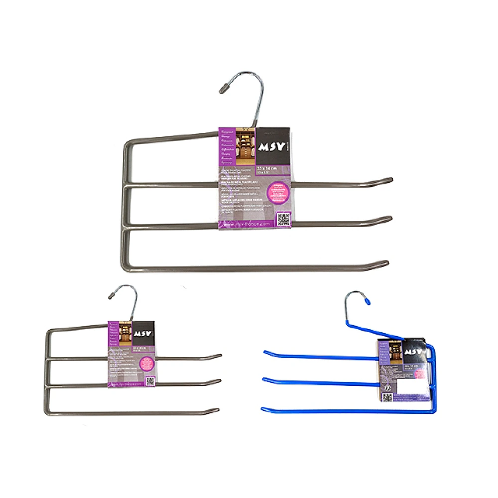 Umeras din metal pentru pantaloni MSV, 3 niveluri, 33XH14cm