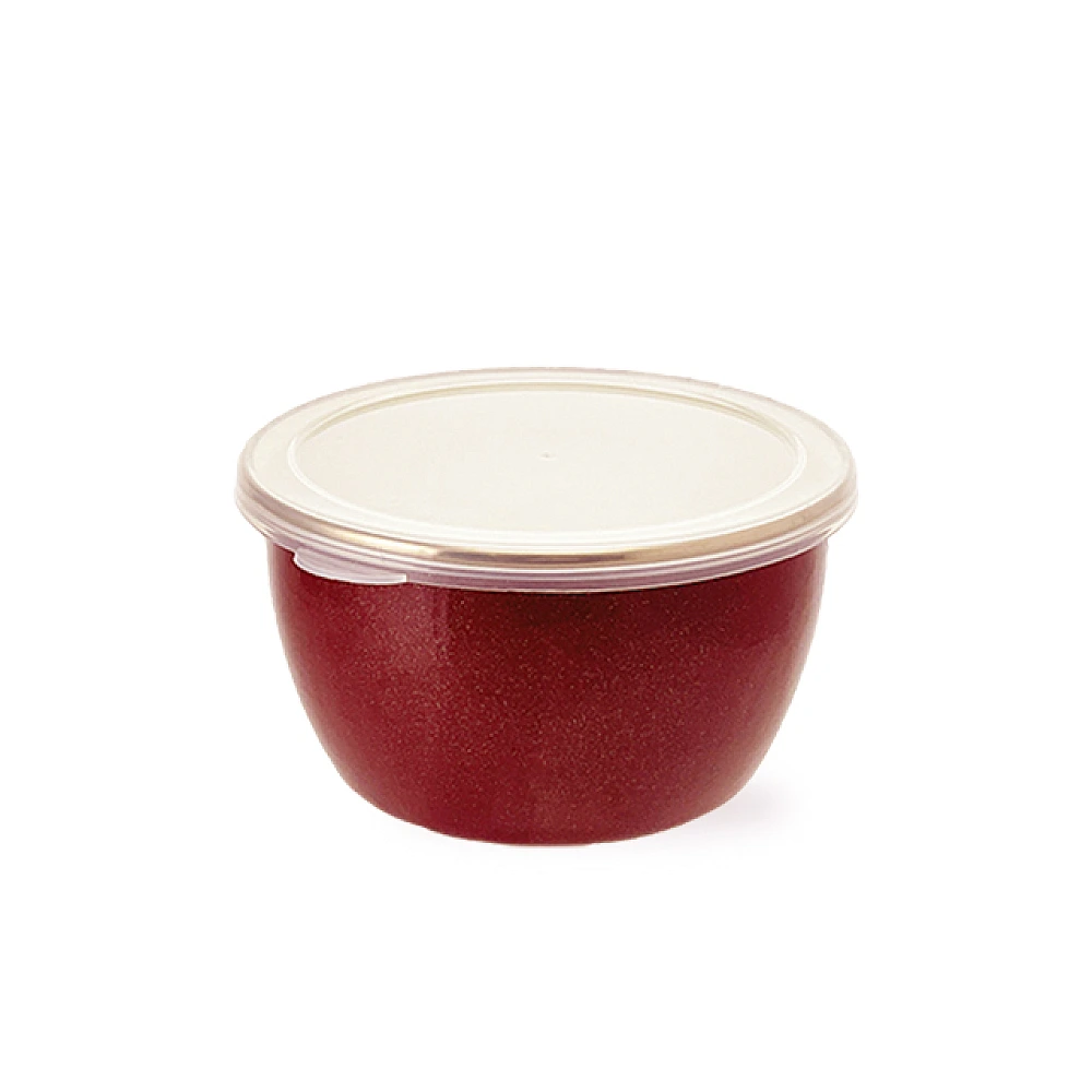 Recipient emailat Bordo 14cm, 1.1l, capac din plastic