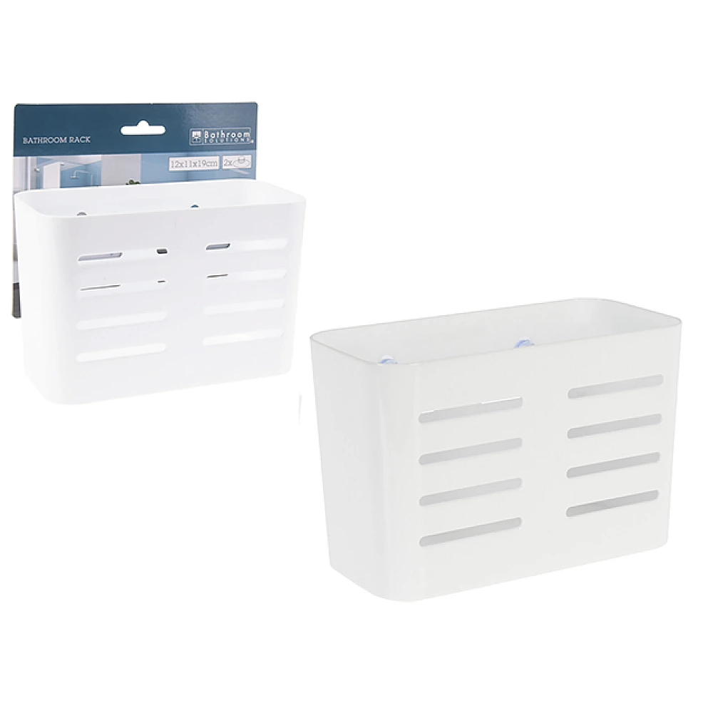 Cos  pentru baie Bathroom 12X11X19 cm, alb