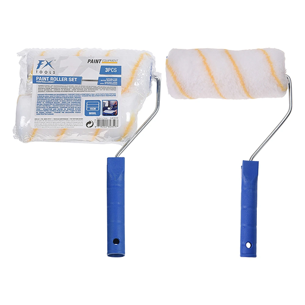 Set de role pentru vopsit 3 piese: 2 role  + manier