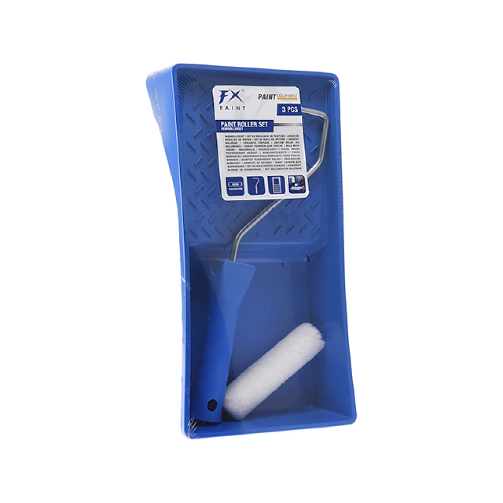 Set de vopsit 3 piese: tavă, trafalet și suport