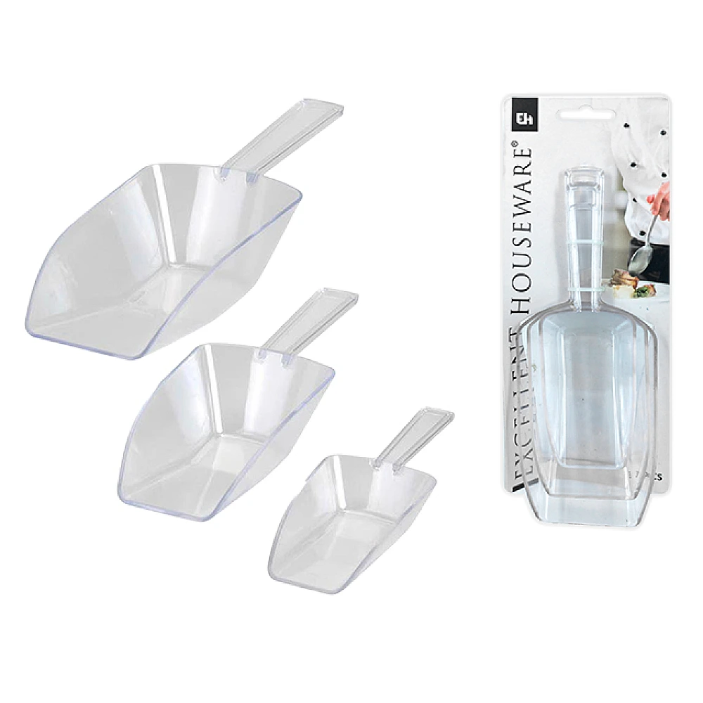 Set scafe de masurat din plastic EH 3buc 35ml, 75ml, 135ml