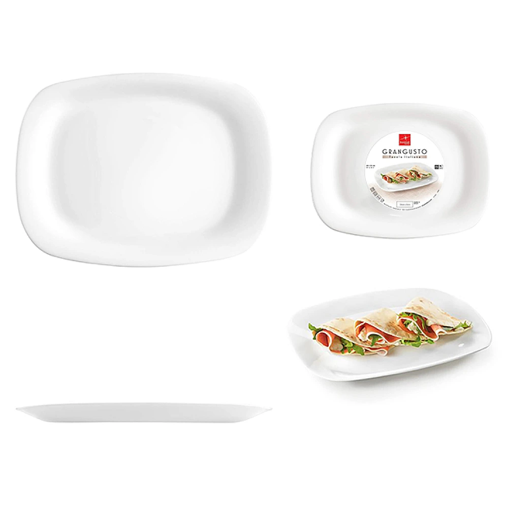 Platou 28X21cm Grangusto din sticla de opal