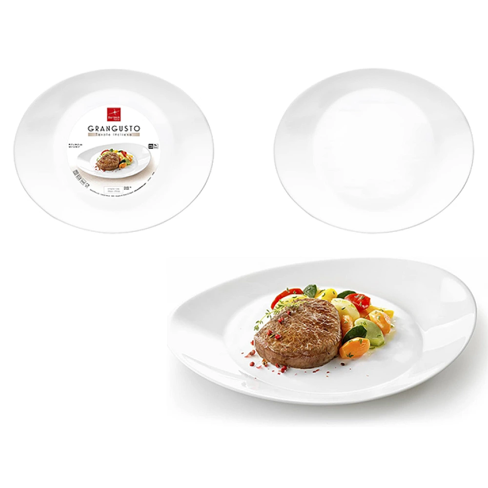 Platou oval 31.7X26.2cm Grangusto, sticla de opal