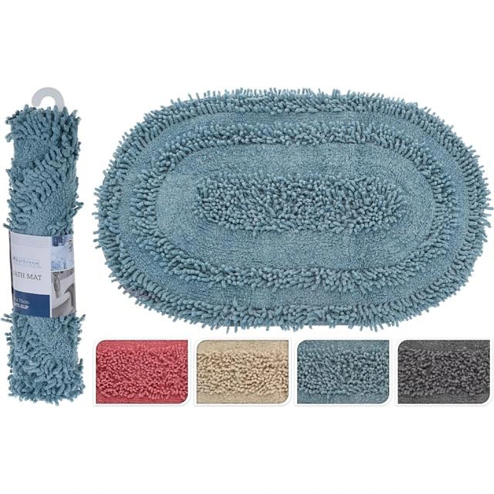 Covoras pentru baie 45X75cm, oval, textil