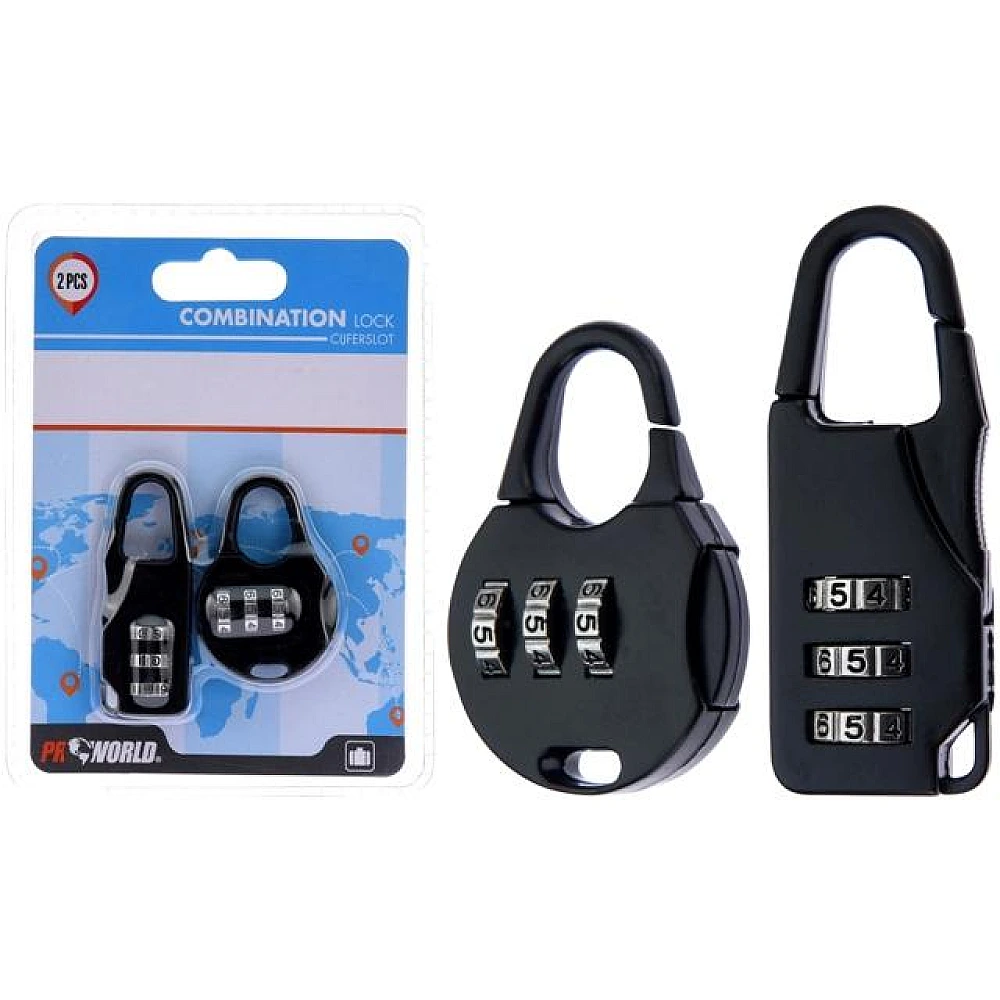 Set de lacate cu cod ProNorld 2buc 55X20mm si 43X35mm