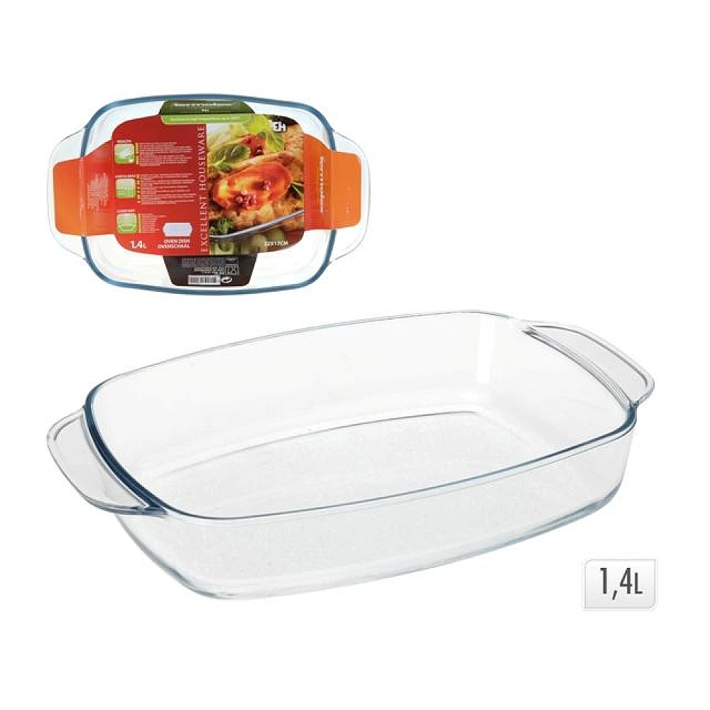 Forma pentru MU/cuptor 1.4l, 27X17X6cm, dreptunghiulara