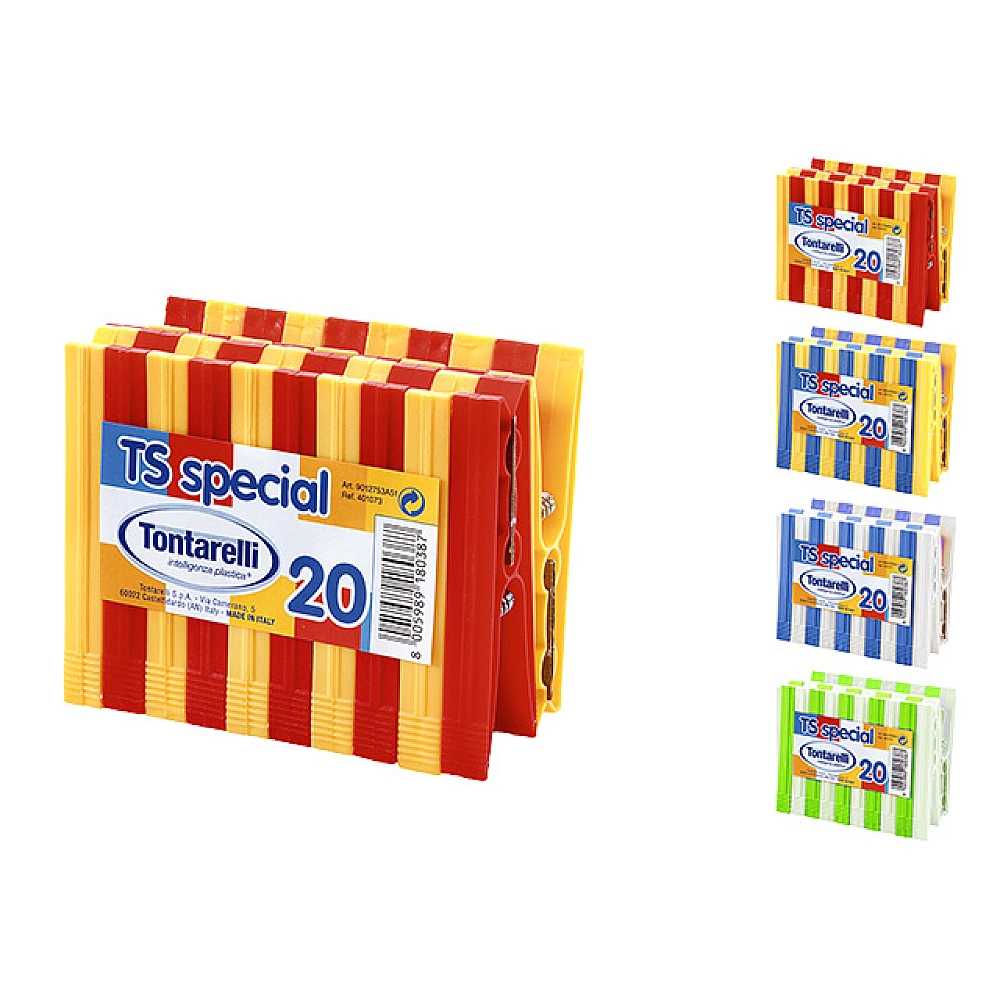 Set cleste pentru haine din plastic TS Special 20buc