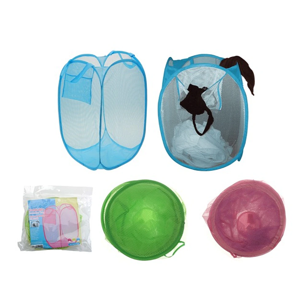 Cos de rufe pliabil din plasă Bathroom, 65l