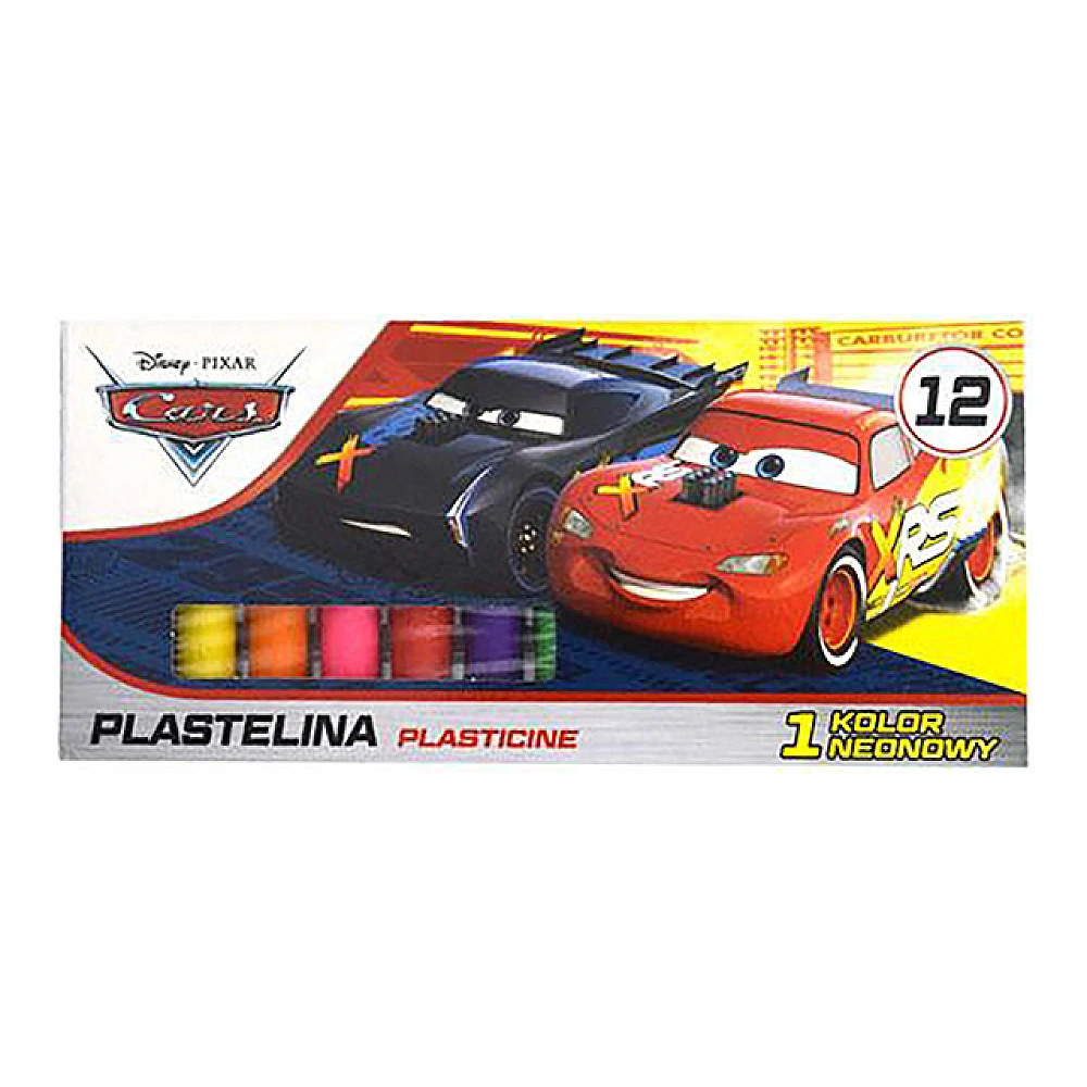 Plastilina Cars 12buc
