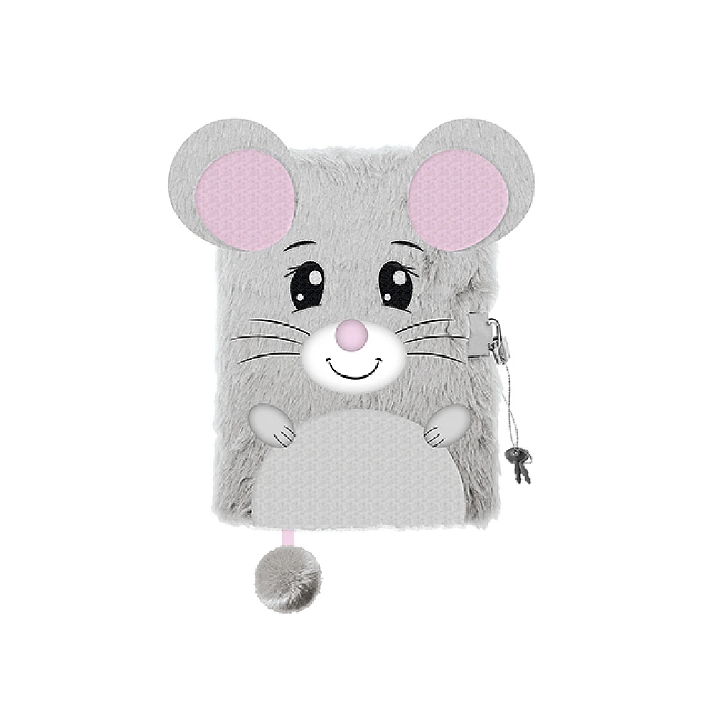 Agenda cu lacat A5 96foi My Little Mouse, coperta plus