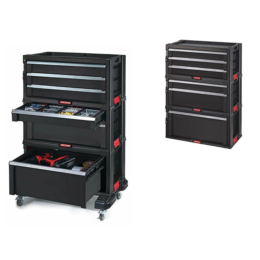 Dulap-organizator pentru depozitarea instrumente  Keter PRO, 6 lazi