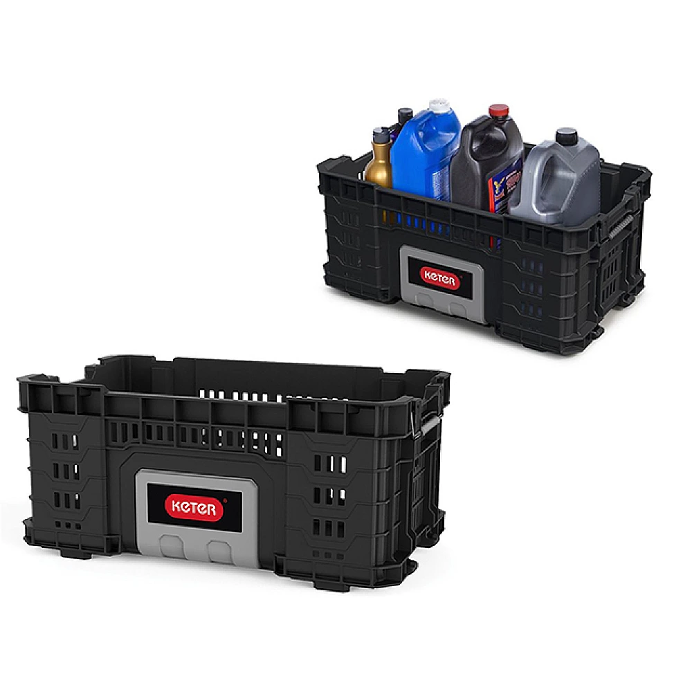 Lada pentru instrumente 56.4X27.6X34 cm Keter ROC Pro Gear, fara capac, neagra