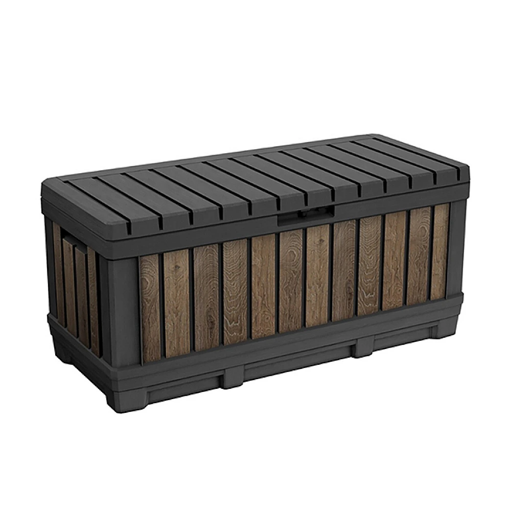 Lada pentru depozitare Keter Kentwood 340l, 128X53.6X59 cm, nuc
