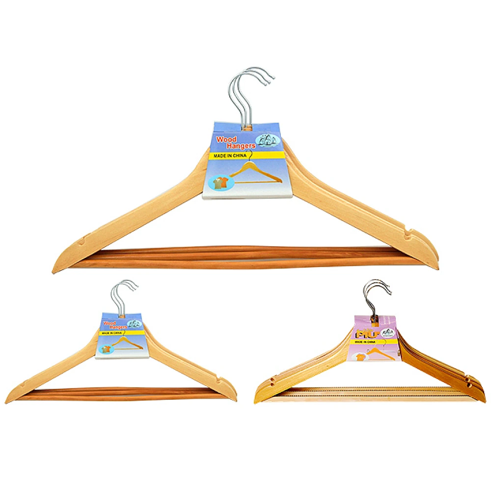 Set 3 umerase din lemn 