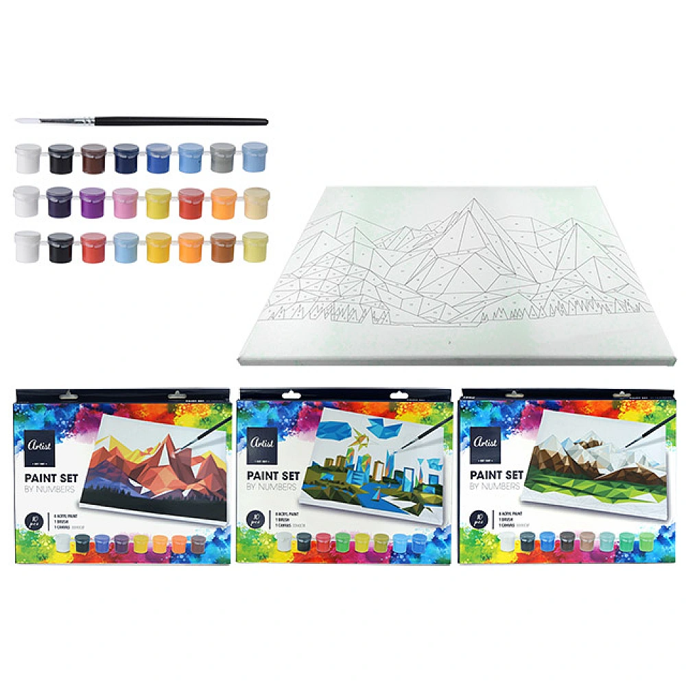 Set pentru pictura Artist dupa numere 30X40cm