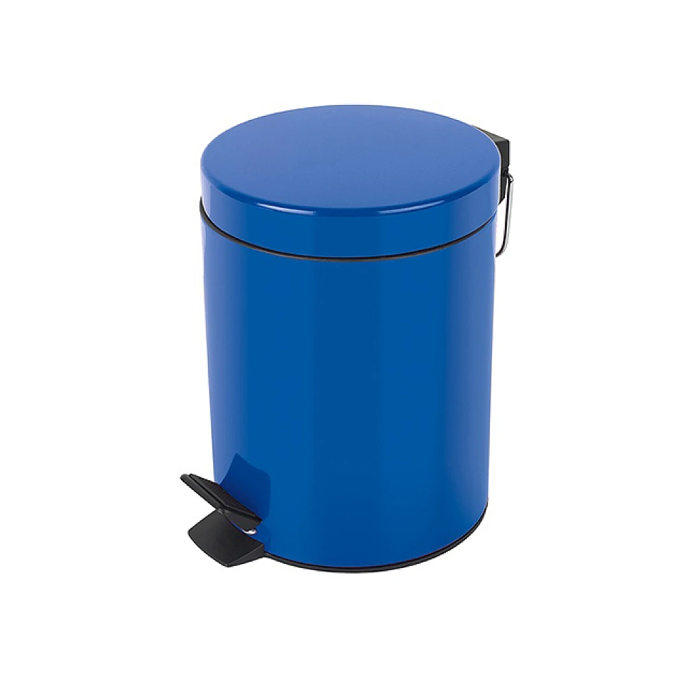 Cos pentru gunoi cu pedala Sydney 3l, inox, albastru
