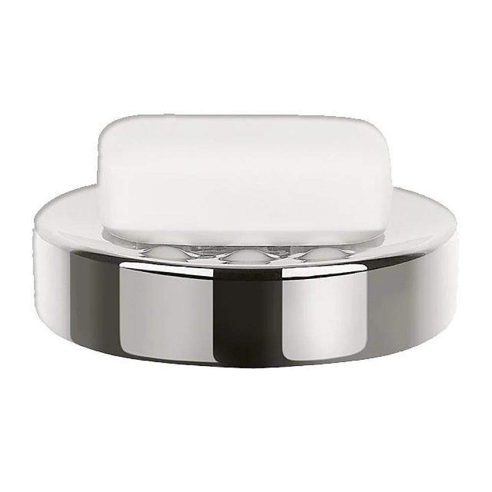 Săpunieră Spirella Tube 11X11X2.6cm metalică, portelan