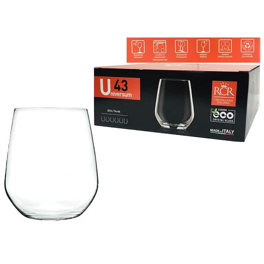 Set 6 pahare pentru apa Universum 430ml