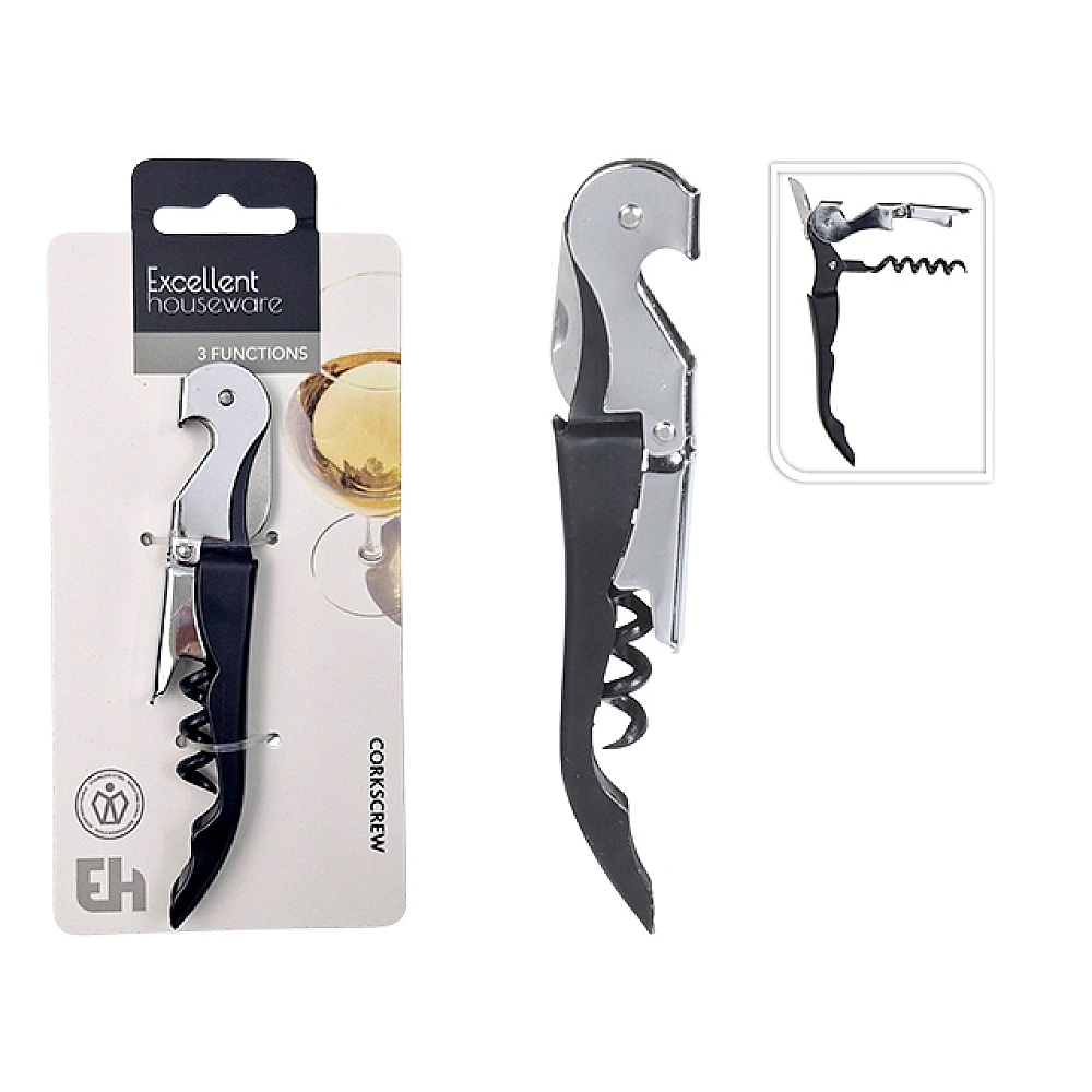 Tirbuson pentru chelneri EH 12 cm, metalic
