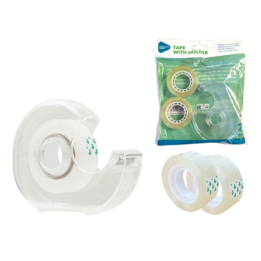 Set banda adeziva cu suport 2buc, 18mmX20m