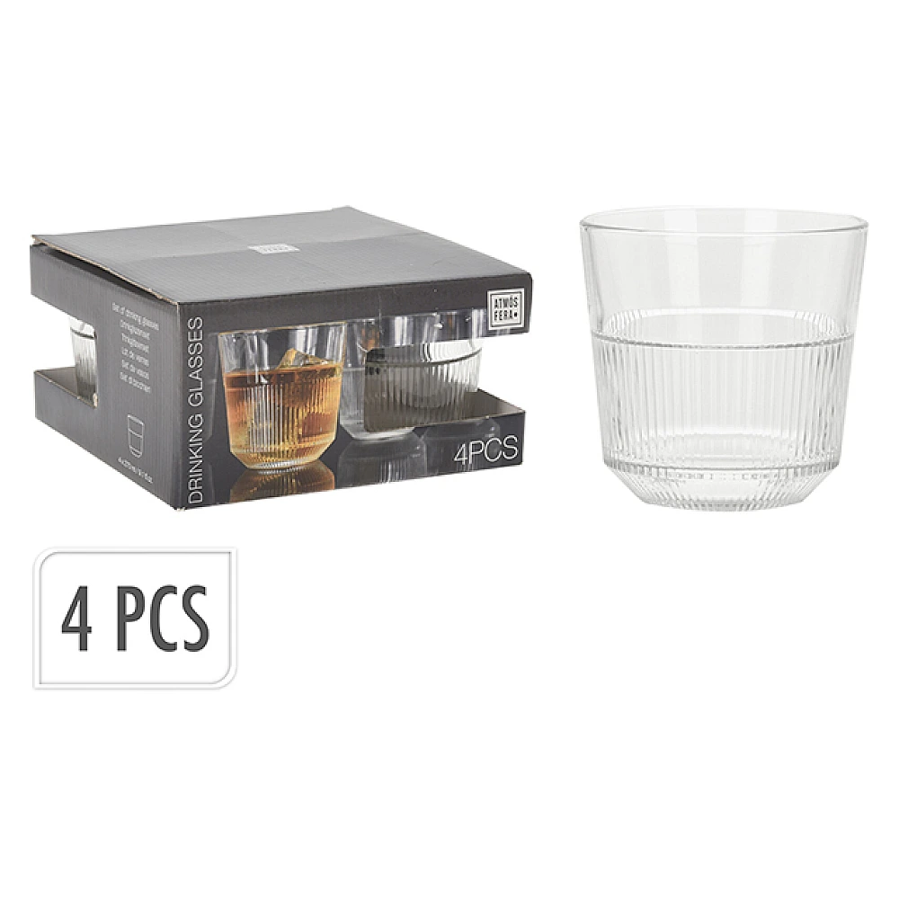 Set 4 pahare Atmosphera 280ml