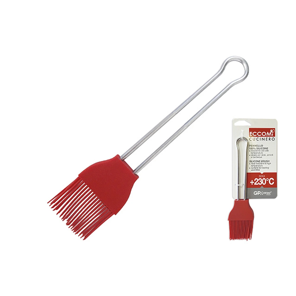 Perie pentru patiserie Ghidini Eccomi 18cm, silicon/metal