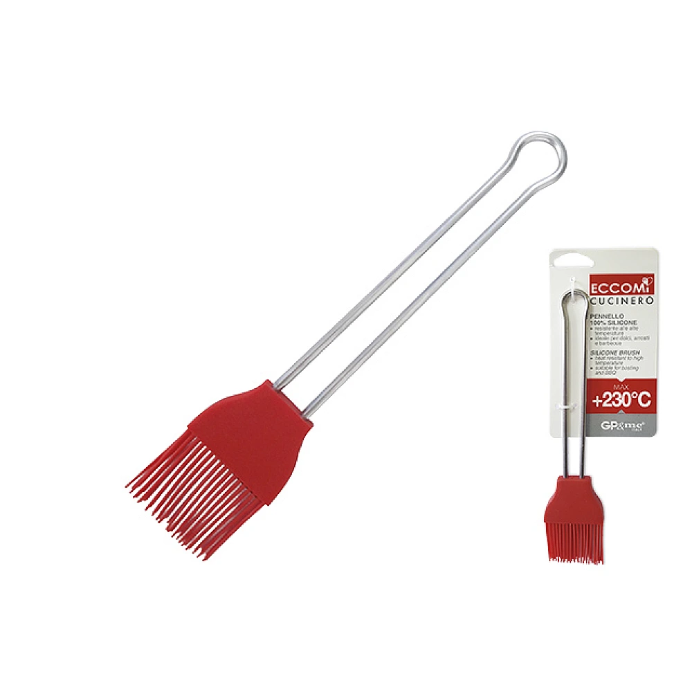 Perie pentru patiserie Ghidini Eccomi 22cm, silicon/metal