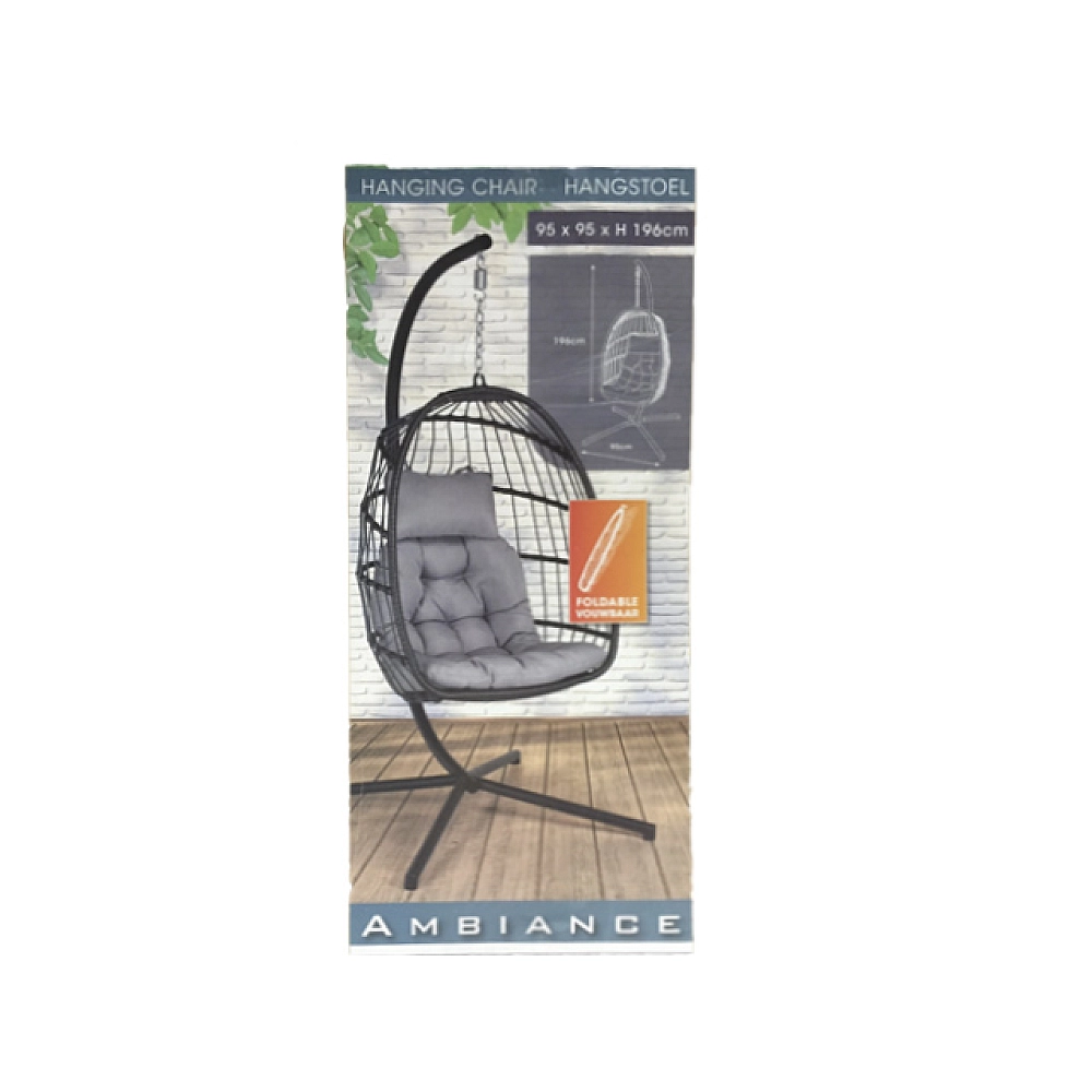 Scaun suspendat cu perna H196cm 