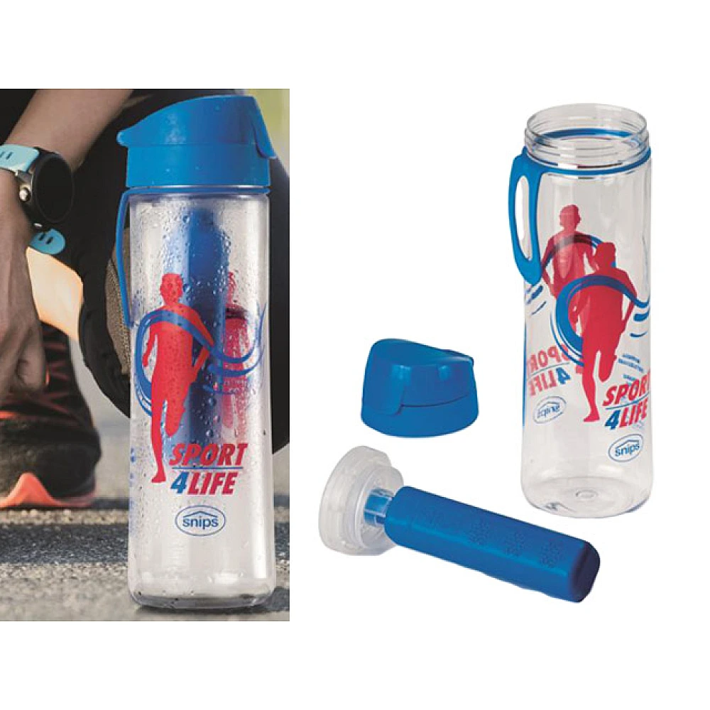 Sticla pentru apa Snips Sport 0.75l cu element de racire, tritan