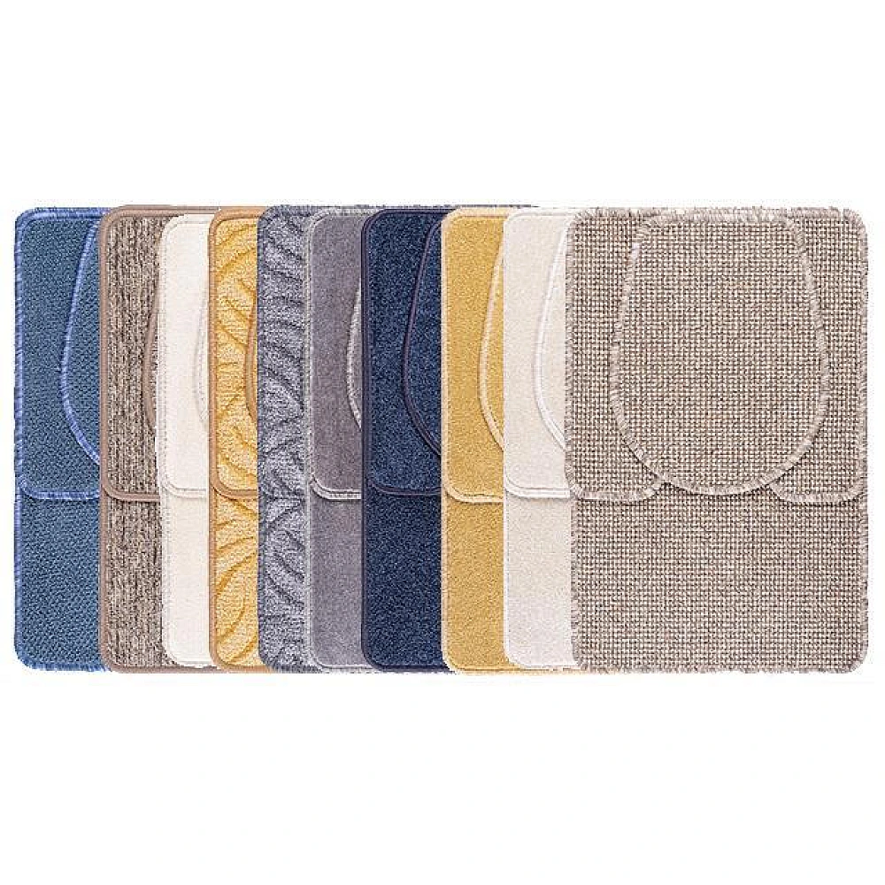 Covorase pentru baie / WC KDHome 3buc (49X77, 48X47, 36X46cm)